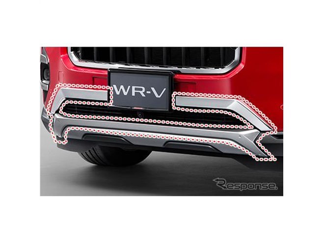 ホンダ WR-V 新型用の純正アクセサリーを先行公開、テーマは「ハイ 