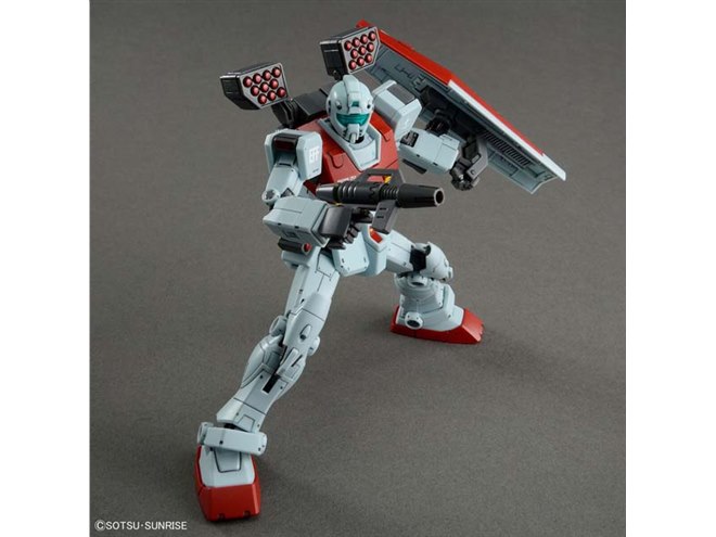 HGガンプラ「ジム（ショルダー・キャノン装備/ミサイルポッド装備