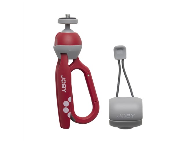 JOBY、脚の一本がカラビナになったミニ三脚「ハンディーポッド