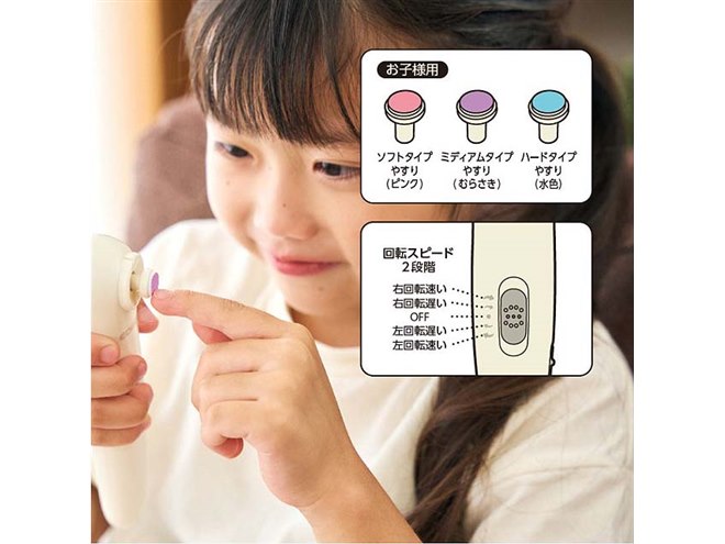 ゾーリンゲン　ネイルケアセット　月末ドッキリ大バーゲン！ EDISONmama 2way ネイルケアセット LEDライト付き 爪切り 電動爪