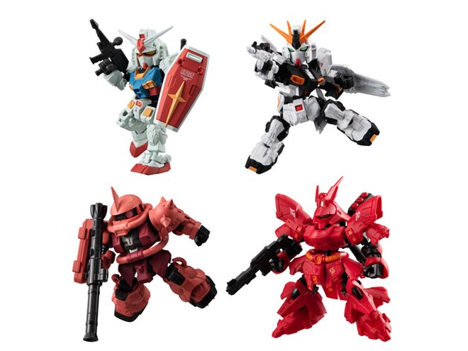 MOBILITY JOINT GUNDAM SP 6種セット アムロとシャアのメモリアルな機体が集結、「MOBILITY JOINT GUNDAM