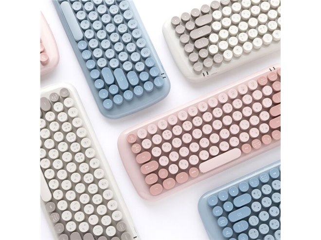 ナカバヤシ、くすみカラー＆タイプライター風の“レトロかわいい”無線