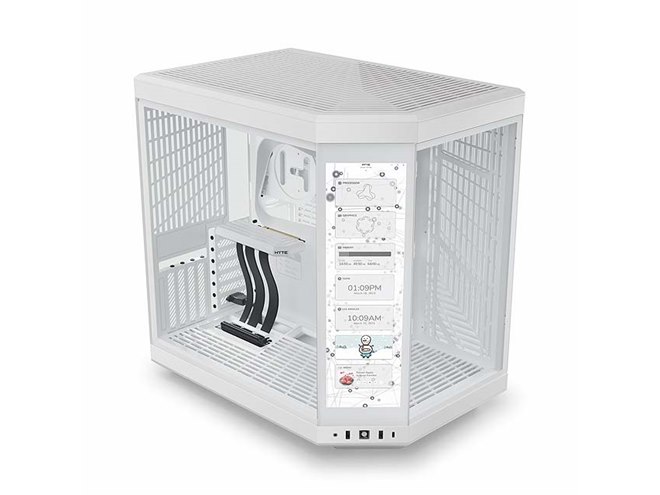 HYTE、縦長タッチ4K液晶を搭載したPCケース「Y70 Touch」を本日12月1日