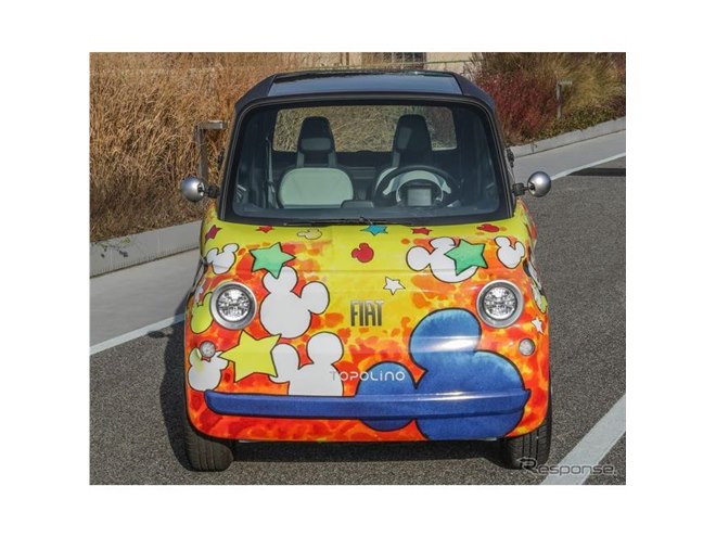 フィアット『トッポリーノ』をミッキーマウスで埋め尽くす…ディズニー
