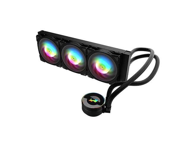 IN WIN、ヘッド部分が360度回転する水冷CPUクーラー「MR24 IN WIN、ヘッド部分が360度回転する水冷CPUクーラー「MR24