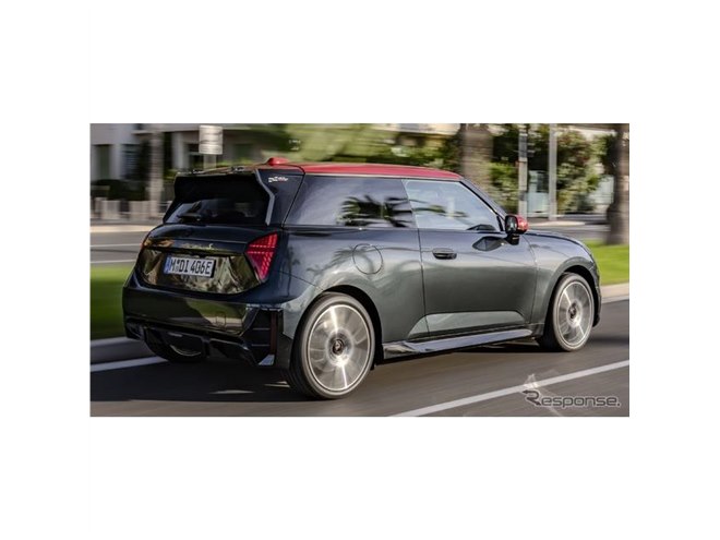 MINI ハッチバック 新型のEV、「JCW」仕様登場…内外装をスポーティに