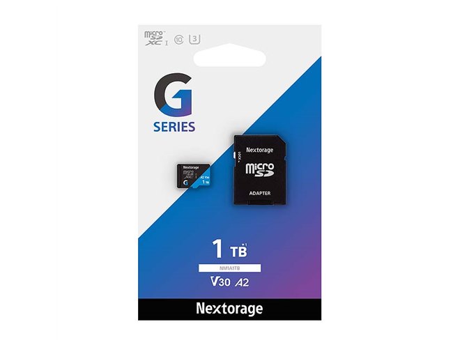 Nextorage、容量1TBのmicroSDXCメモリーカード「NM1A1TB