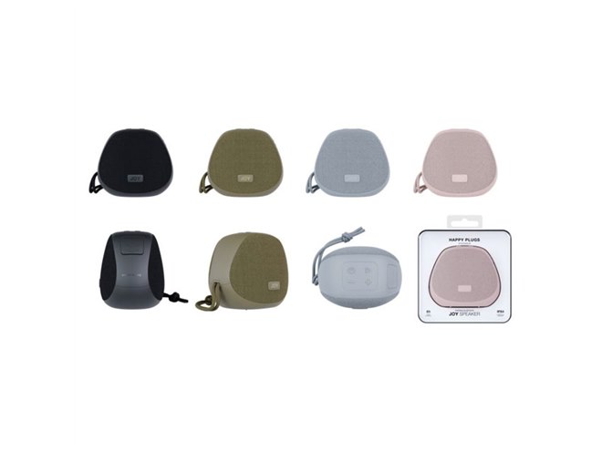 Happy Plugs、8時間再生に対応するポータブルBluetoothスピーカー「Joy
