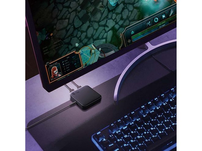 Logitec 4Kパススルー対応 ビデオキャプチャー プレスリリース - 4K パススルー対応でゲームプレイ時の遅延ゼロ
