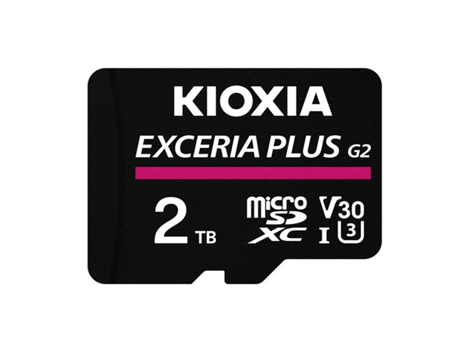 キオクシア、容量2TBのmicroSDXCメモリーカードを2024年1月から発売