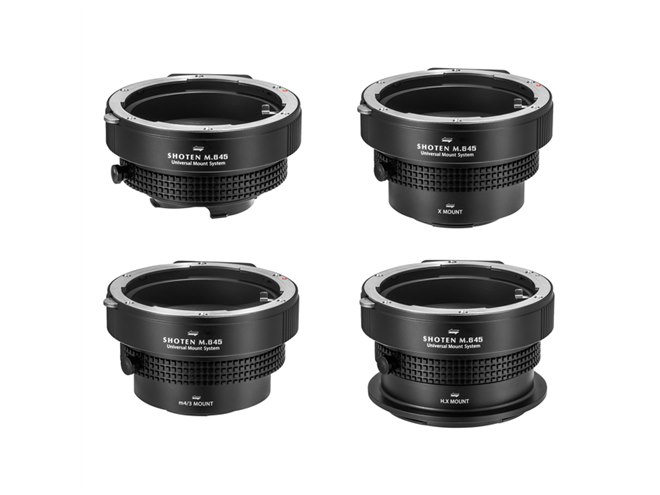 Canon efm レンズ4本セット SHOTEN M645-HX-U UMSシリーズ [マウントアダプター (マミヤ645