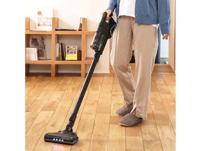 MAXZEN、ヘッドにLEDライトを搭載したサイクロン式コードレス