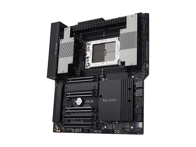 ASUS、Ryzen Threadripper対応のWSマザー「Pro WS TRX50-SAGE