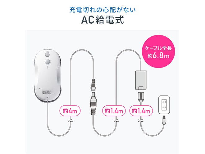 自動窓拭き ロボット200-CD051 サンワサプライ サンワダイレクト本店 サンワサプライ【オフィス・PC周辺通販】