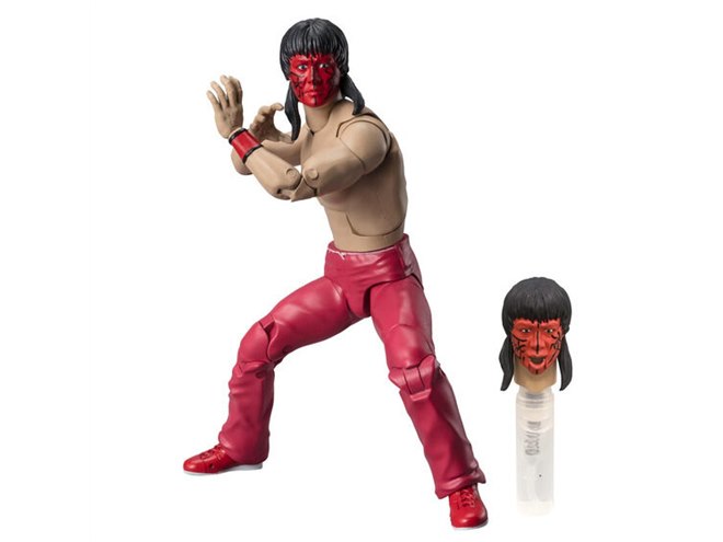 グレート•ムタ　プレバン限定　フィギュア 毒霧噴射ギミック付き、グレート・ムタのアクションフィギュアを