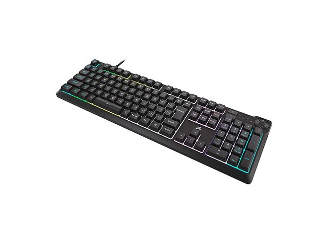 Corsair、メンブレンスイッチ採用のゲーミングキーボード「K55 CORE