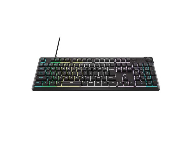 Corsair、メンブレンスイッチ採用のゲーミングキーボード「K55 CORE