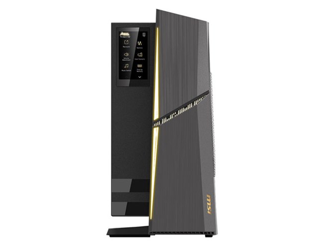 MSI、本体前面にタッチパネルを装備したハイエンドゲーミングPC2機種を