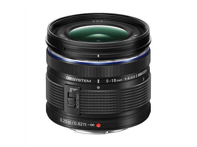 OMデジタル、超広角ズーム「M.ZUIKO DIGITAL ED 9-18mm F4.0-5.6