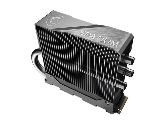 MSI、12400MB/sで大型ヒートシンクを搭載したM.2 NVMe SSD MSI、12400MB/sで大型ヒートシンクを搭載したM.2 NVMe SSD