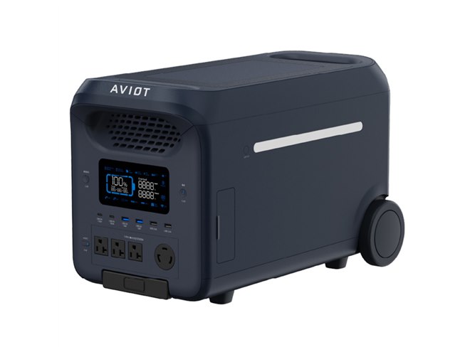 AVIOT、1.5～2時間で満充電できる急速AC充電搭載のポータブル電源3種
