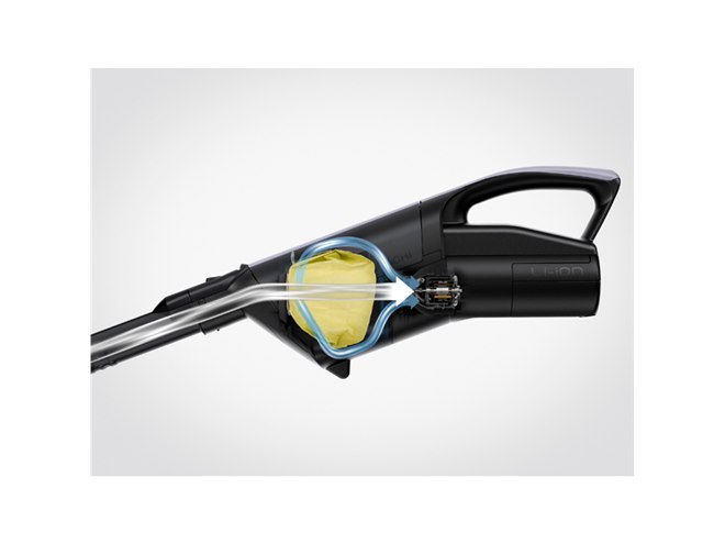 日立、「約2か月分相当のごみをためられる」とうたう紙パック式