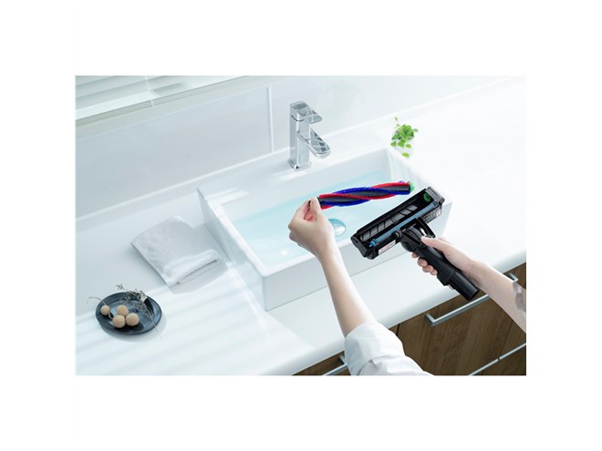 日立、「約2か月分相当のごみをためられる」とうたう紙パック式