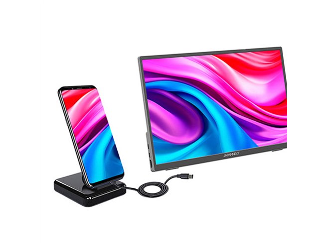 23,980円、10点マルチタッチ対応の15.6型モバイル液晶「JN-MD