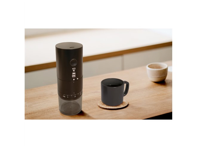 38段階で粒度調整できる充電式「リンクス 電動コーヒーミル