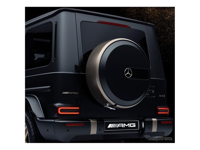 メルセデスAMG G63、ブラックペイントにゴールドアクセントの限定車を