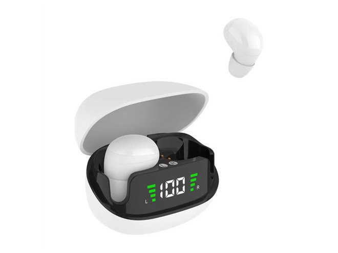 片耳約2.4gのゲオ限定「完全ワイヤレスイヤホンMini ポケ×かる