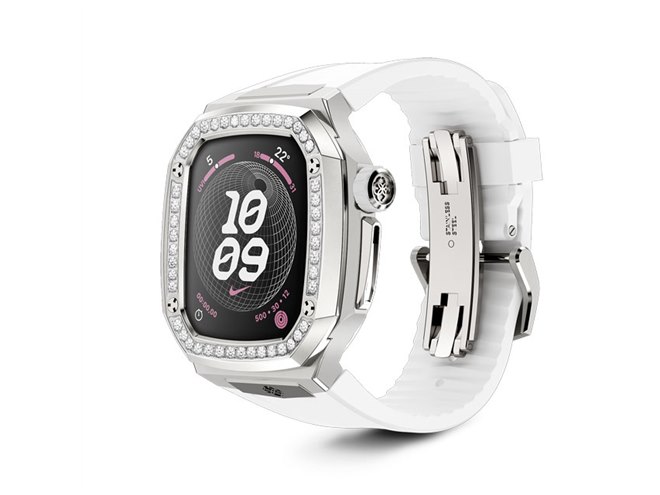 275,000円、モアサナイトを使用した高級Apple Watchケース「SPIII MD 275,000円、モアサナイトを使用した高級Apple Watchケース「SPIII MD