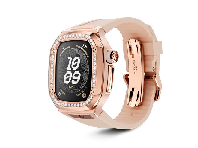 275,000円、モアサナイトを使用した高級Apple Watchケース「SPIII MD