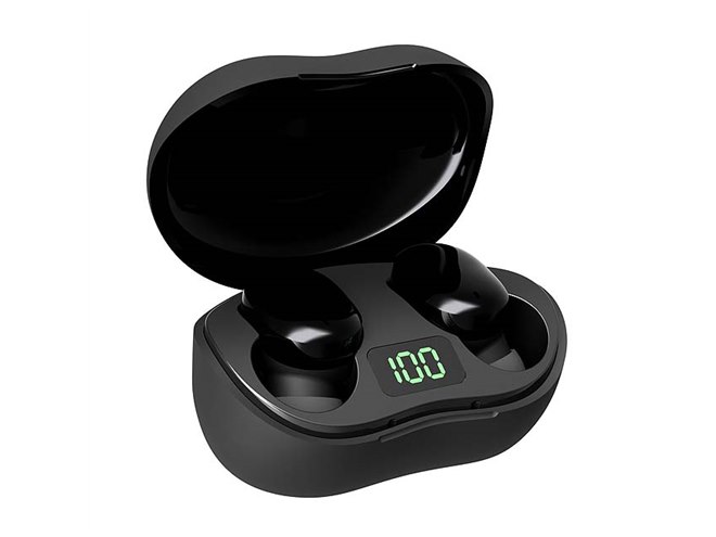 ライトグリーン ワイヤレスイヤホン 充電ケース付き VERTEX Bluetooth5.3対応 完全ワイヤレスイヤホン CLEAR