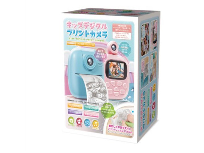 撮影した写真がその場でプリントシールに、動画も撮れる「キッズカメラ