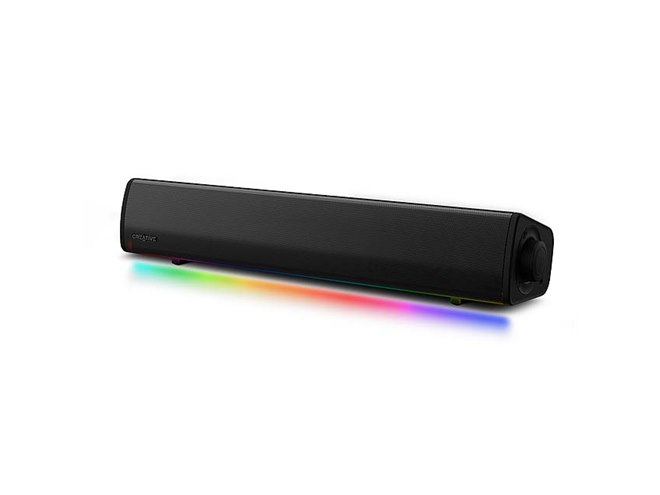 クリエイティブ、RGBライティング対応のゲーミングサウンドバー「Sound