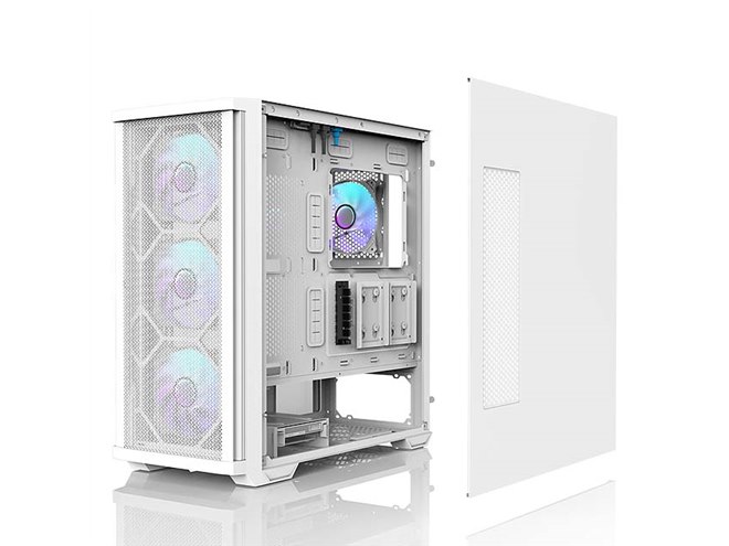 ZALMAN、ARGBファン4基を搭載したミドルタワー型PCケース「Z10