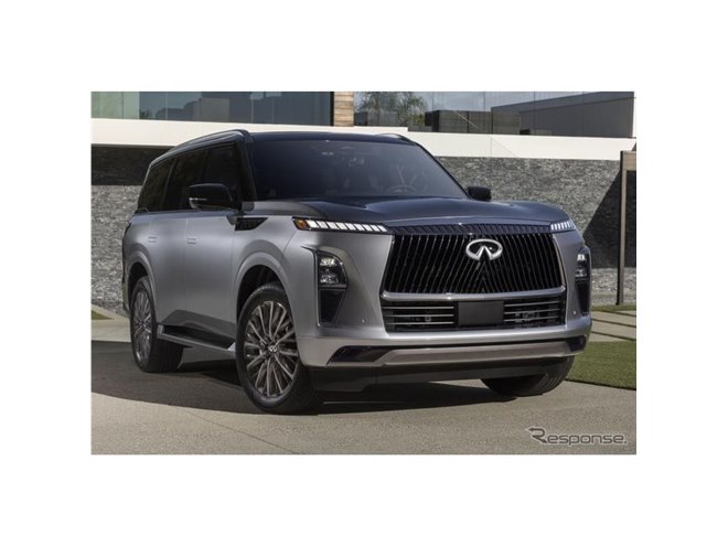インフィニティの最上位SUV『QX80』新型公開、V6ツインターボは450馬力
