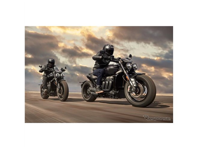 トライアンフ、新型ロケット3 ストームリーズを東京モーターサイクル