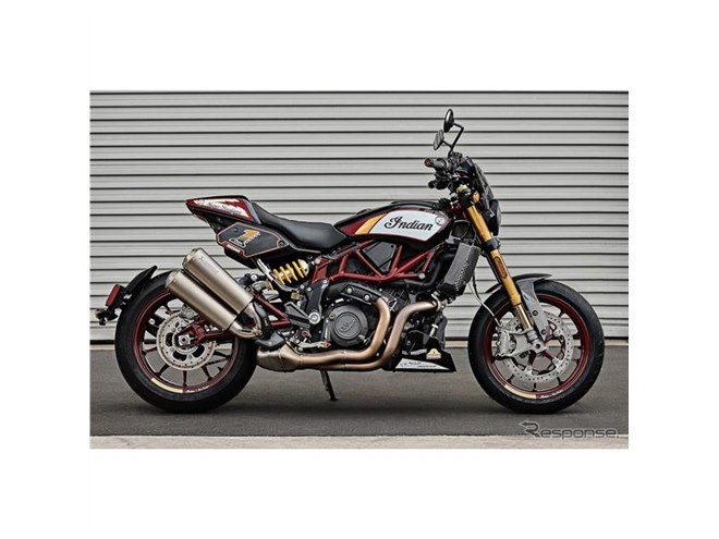 世界限定300台、インディアン『FTR x RSD Super Hooligan』を東京