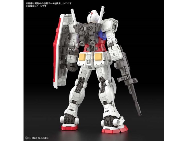 バンダイ、最新設計の内部フレームを採用した「RG 1/144 RX-78-2 