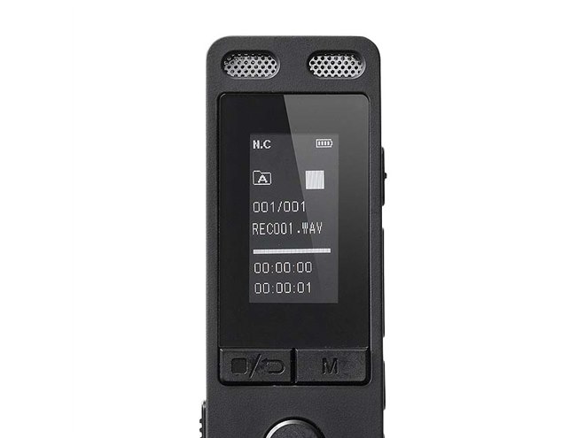 サンワ、8GBメモリー内蔵のボイスレコーダー「400-SCNICR4BK