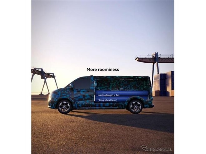 VWのEVミニバン『トランスポーター』新型、プロトタイプの新写真を公開