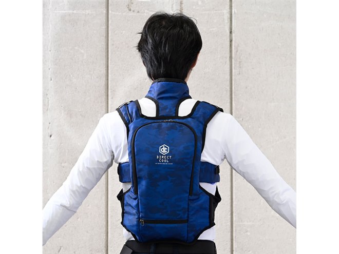 山善、新開発「首元＆脇下ウイング」を導入した水冷服「DIRECT
