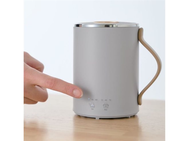 エレコム、“調理ができるマグカップ”「Cook Mug」に新色グレーを