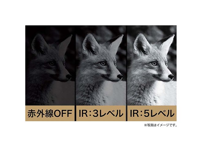 ケンコー、暗闇をモノクロ映像で映し出せる赤外線暗視カメラ