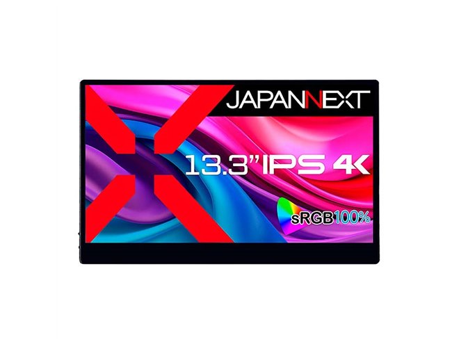 JAPANNEXT、タッチ操作対応の13.3型4Kモバイルモニター「JN-MD-IPS133UHDR-T」 - 価格.com