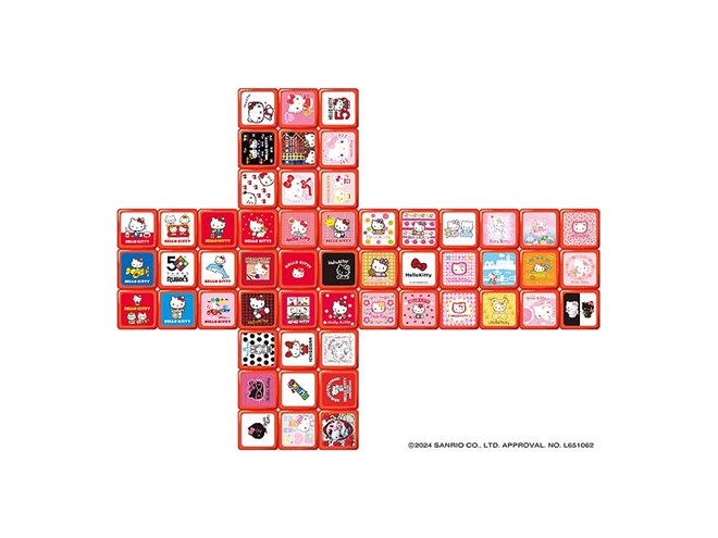 メガハウス、50周年記念の「ハローキティ 50th ルービックキューブ