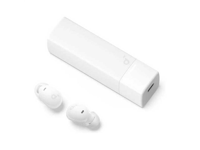 Anker、リップスティック型ケースの完全ワイヤレスANCイヤホン