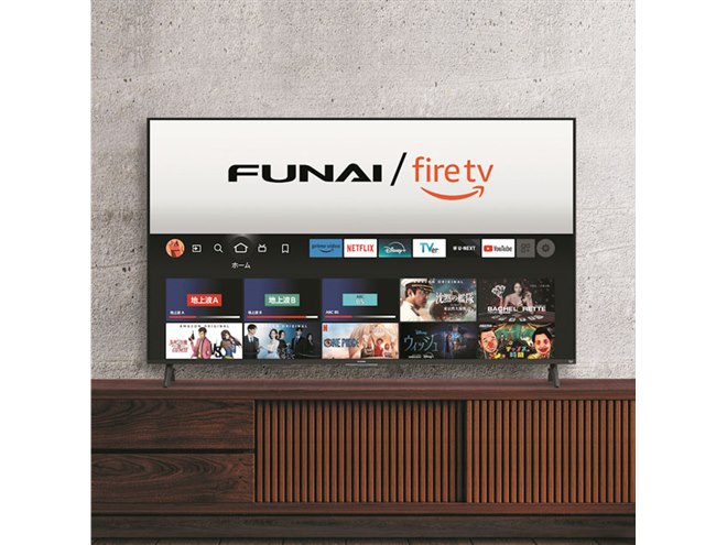 FUNAI Fire TV搭載スマートテレビ」から新たな4K液晶テレビ6機種、Alexa対応モデルも - 価格.com